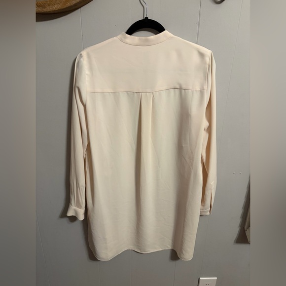 Anne Klein Cream Tunic Dress Flowy Material With Side Slits NWOT - Picture 4 of 4